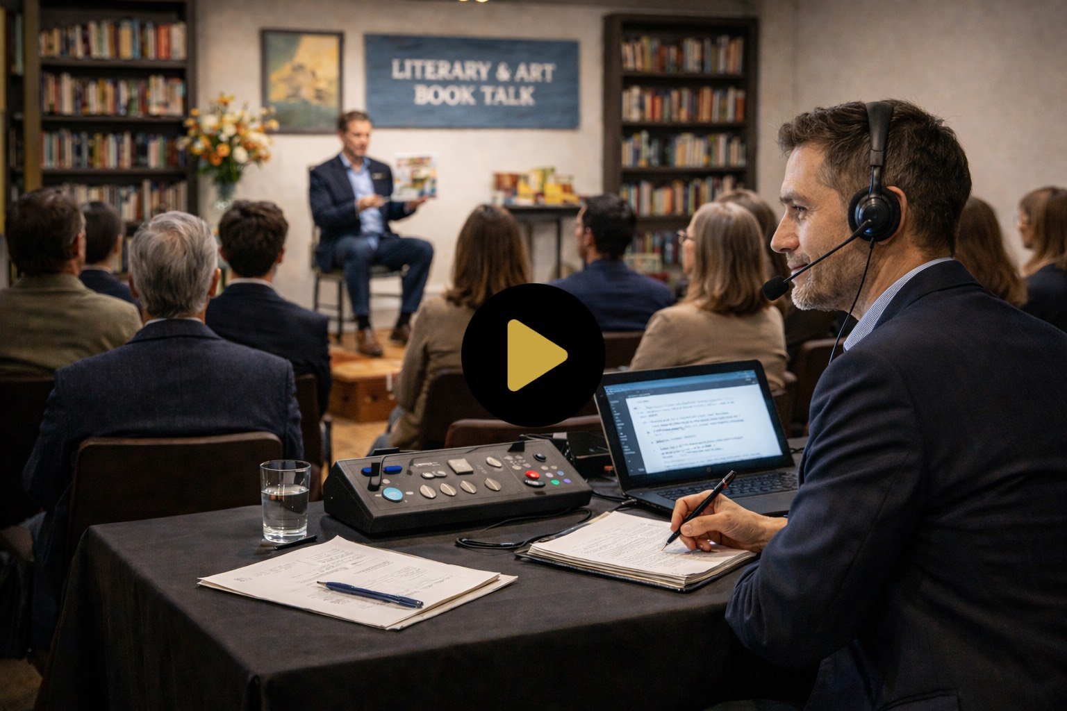 conference interpreting for the literary and artistic sector